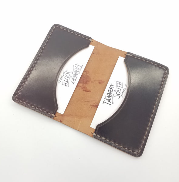 Business Card Wallet - Color 8 Shell Cordovan